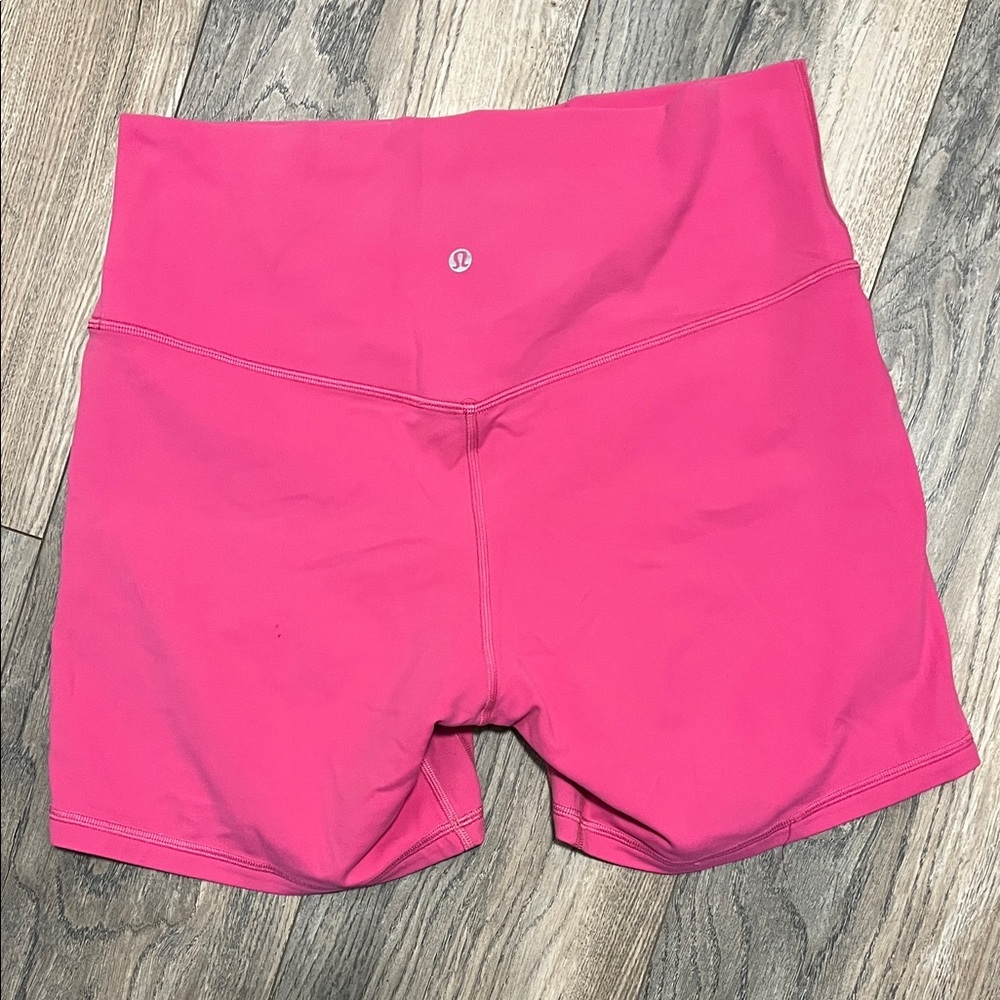 lululemon athletica High-Rise Hot Pink Bike Shorts